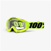 100% Accuri OTG (Over The Glasses) Clear Lens MTB Goggles