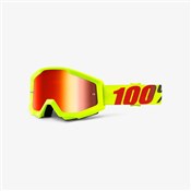 100% Strata Anti-Fog Mirrored Lens MTB Goggles