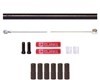 Clarks Universal S/S Front & Rear Brake Cable Kit w/P2 Outer Casing