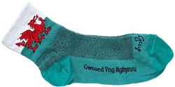 SockGuy Classic 3" Socks - Welsh Dragon