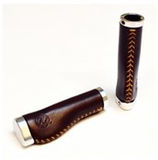 Portland Design Works Whiskey Ergo Leather Grips