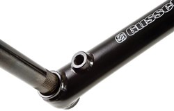 Gusset Hunter Crank Arms With Spline Axle / Bolts and Fitting Tool BMX Cranks