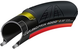 Continental Grand Prix 4000 S II Black Chili Folding Road Tyre