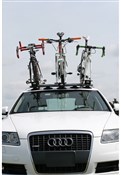 SeaSucker Bomber 3-Bike Fork Mount Rack with 3 Rear Wheel Straps
