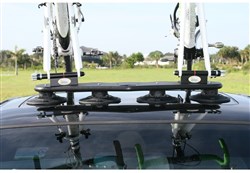 SeaSucker Mini Bomber 2-Bike Fork Mount Rack with 2 Rear Wheel Straps