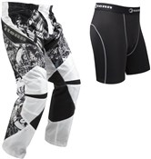 Tenn Rage MX/DH/BMX Off Road Cycling Pants with Coolflo Padded Boxers Combo Deal SS16