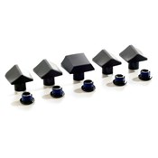 Praxis Black Two Tone Rings Compact 110BCD