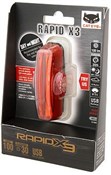 Cateye Rapid X3 100 Lumen Rear Rechargeable Light 2015
