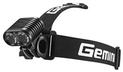 Gemini DUO LED Rechargeable Front Light - 1500 Lumens