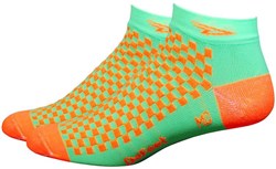 DeFeet Speede 1" Hi-Vis D Logo Socks