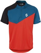 Scott Trail Flow Q-Zip Short Sleeve Cycling Jersey