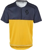 Scott Trail Flow Mel Q-Zip Short Sleeve Cycling Jersey
