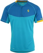 Scott Trail MTN Polar Q-Zip Short Sleeve Cycling Jersey