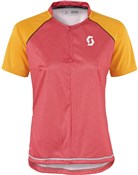 Scott Trail Flow Mel Q Zip Short Sleeve Womens Cycling Jersey