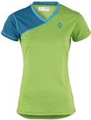 Scott Trail MTN V Neck Short Sleeve Womens Cycling Jersey
