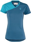 Scott Trail MTN V Neck Short Sleeve Womens Cycling Jersey