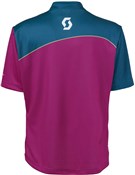Scott Trail Flow Q Zip Short Sleeve Junior Cycling Jersey
