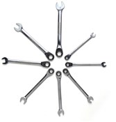 Pedros Ratch Combo Wrench Set - 8 Piece