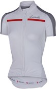 Castelli Ispirata FZ Womens Short Sleeve Cycling Jersey With Full Zip SS16