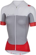 Castelli Aero Race FZ Womens Short Sleeve Cycling Jersey With Full Zip SS16