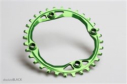 absoluteBLACK 104BCD Spider Mount Oval Chainring N/W - Integrated Threads