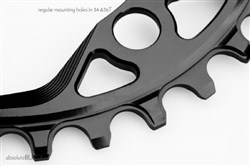 absoluteBLACK 104BCD Spider Mount Oval Chainring N/W