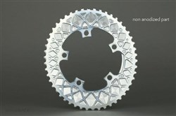 absoluteBLACK 110BCD 5 Bolt Spider Mount Aero Oval 2X Premium Race Chainring (not for Sram)