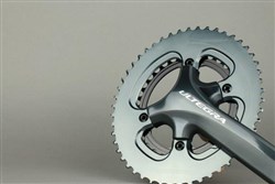 absoluteBLACK 110BCD 4 Bolt Spider Mount Aero Oval 2X Asymmetric Winter Training Outer Chainring