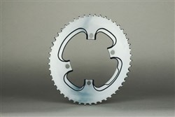 absoluteBLACK 110BCD 4 Bolt Spider Mount Aero Oval 2X Asymmetric Winter Training Outer Chainring