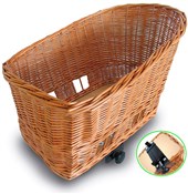 Basil Pasja Rear Wicker Pet Basket