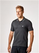 Cube After Race Series Cube Logo Print Polo Shirt