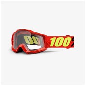 100% Accuri OTG (Over The Glasses) Clear Lens MTB Goggles