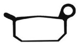 Ashima Semi Metal Formula B4 Hydraulic 2 Piston Disc Brake Pads
