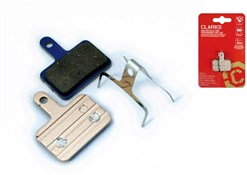Clarks Elite Semi-Metallic Disc Brake Pads for Shimano Deore BR-M515/M475/M525/M465/M495, Tektro Augira Comp/Draco/Aquila/HDC-300/Mota