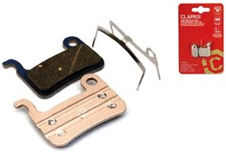 Clarks Elite Semi-Metallic Disc Brake Pads for Shimano XTR (M965/M966)/Saint/Deore M535/Hone M60/LX M585, Clarks HDB-540/790/600