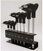Cyclepro T-Bar Ball End Hex Ket Set With Rack