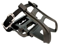 ETC Resin MTB Pedals With Toe Clips and Straps