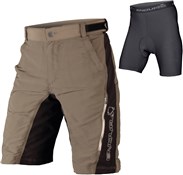 Endura SingleTrack II Baggy Cycling Shorts With Liner Shorts SS16