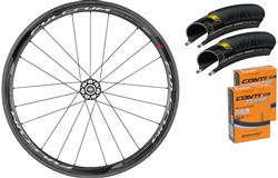 Fulcrum Racing Quattro Carbon 40mm Clincher Road Wheelset