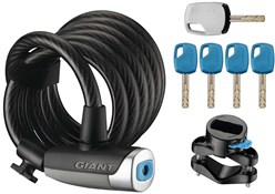 Giant Surelock Flex Key Coil 15 Cable Lock