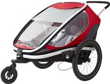 Hamax Outback Child Transport Trailer With Stroller Wheels - 2 Children