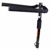 JetBlack 4 Bike Double Folding Hitched Jetrack Towball / Towbar Mounted Bike Carrier With 8 Bungee