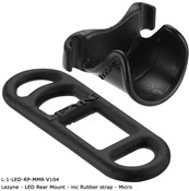 Lezyne LED Rear Mount including Rubber strap For Micro