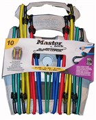 Master Lock 10 Piece Bungee Organiser With Reverse Hooks