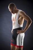 Merida Red Trieste Design 6 Panel Cycling Bib Short 2014
