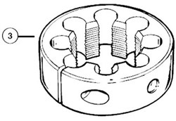 Park Tool 606 Cutting Die 1 inch x 24 TPI For FTS1
