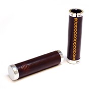 Portland Design Works Bourbon Leather Grips
