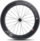 Profile Design 78 Twenty Four Full Carbon Clincher Wheel - Rear