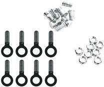 SKS 8 Bolts/Nuts/End Caps Chromopls/Longboard