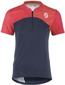 Scott Trail Flow Q Zip Short Sleeve Womens Cycling Jersey